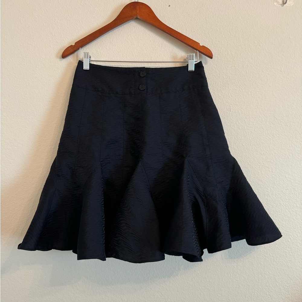 Vintage EMPORIO Armani Black Mini Skirt 1990s Y2K
